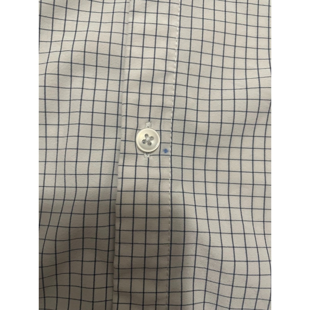 Mizzen+Main Leeward Dress Shirt Mens Large Trim Fit Check Performance - Picture 8 of 13